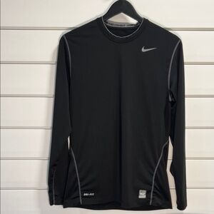 Nike Black Dri-FIT Long Sleeve Top